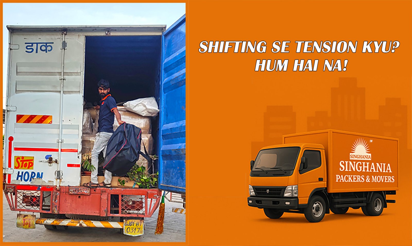 Book packers and movers in India with Singhania Packers and Movers