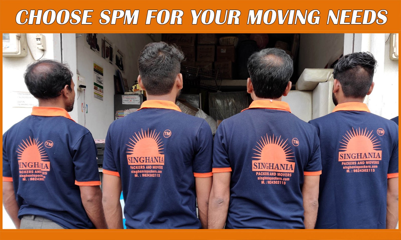 Professional team of Singhania Packers and Movers providing relocation support