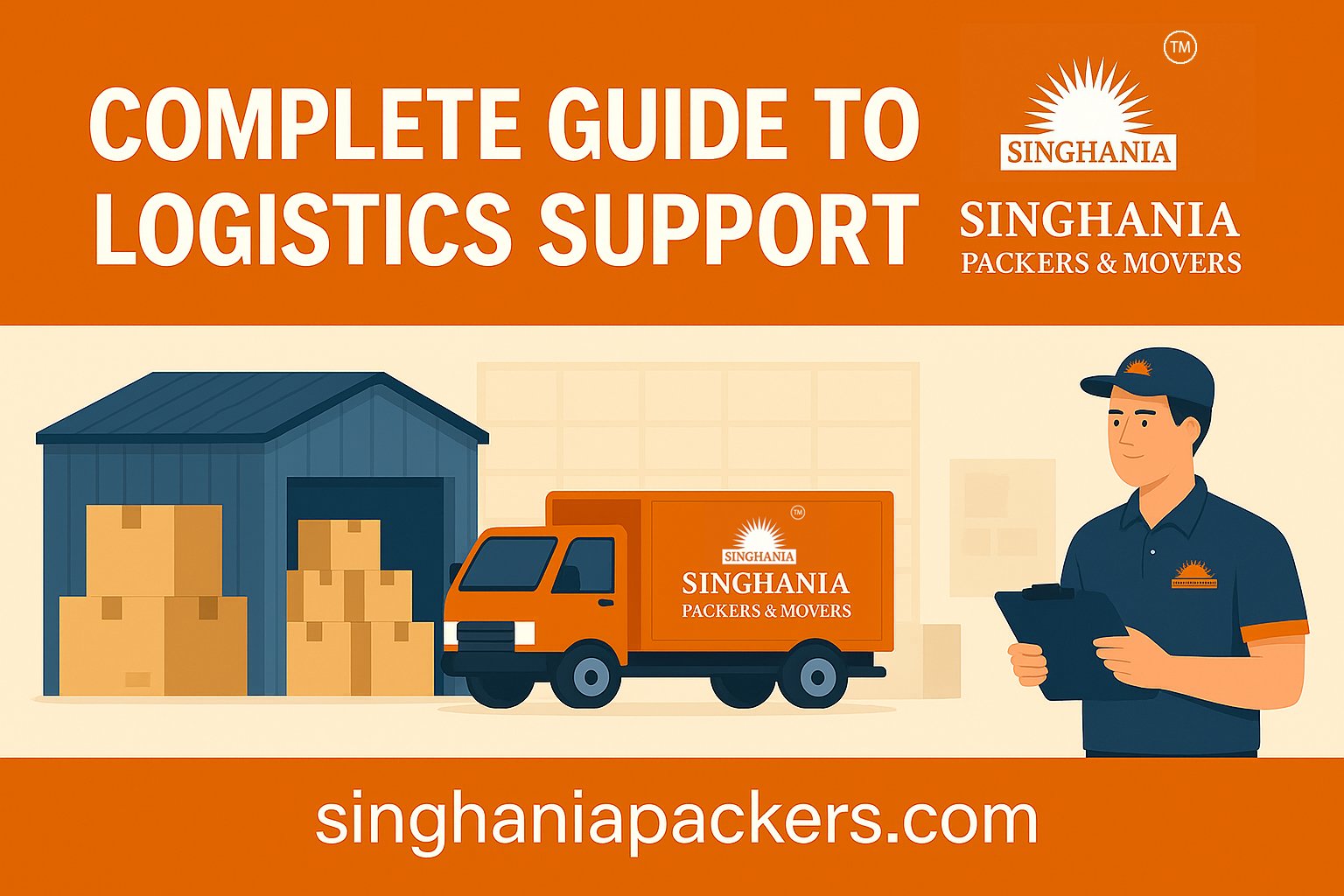 Complete guide to logistics support services in India - Singhania Packers and Movers