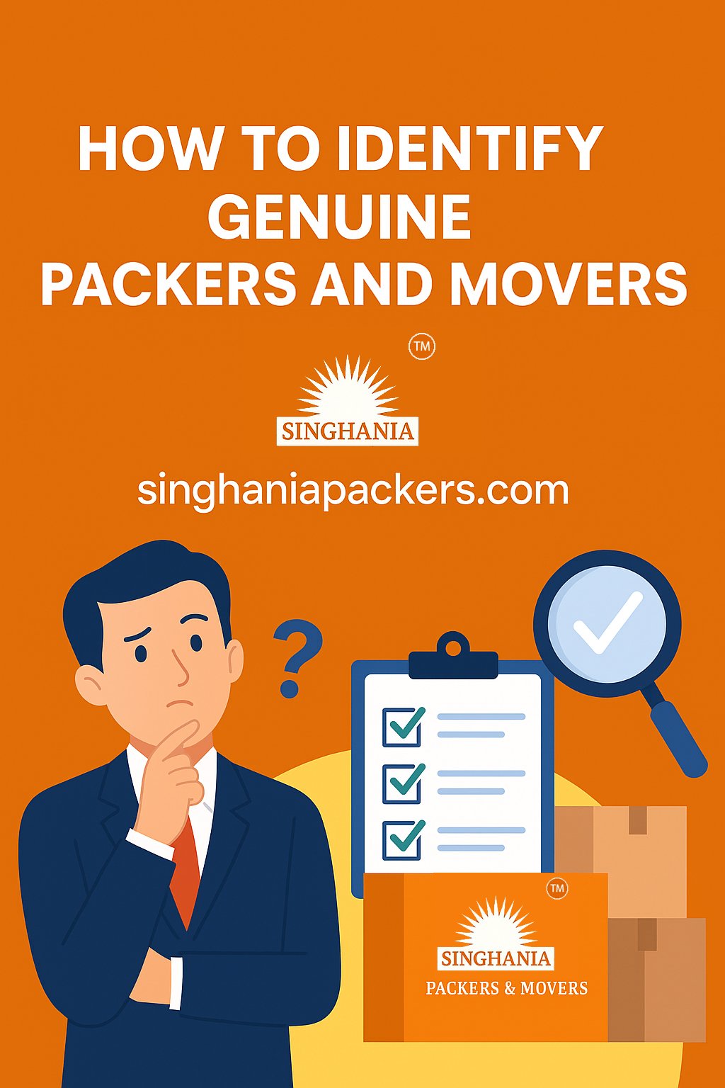 How to identify genuine packers and movers in India 2025-2026 - Singhania Packers and Movers